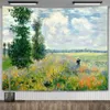 Tapisseries Claude Monet nénuphar peinture à l'huile tapisserie tenture murale esthétique pièce décor œuvre paysage chambre décoration 231023