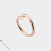 Nail Ring Jewelry Designer for Women Screw Gold-plated Never Fading Non-allergic Gold Ring; Store/21417581