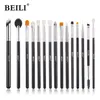 Narzędzia do makijażu BEILI SZCZYTEK ZESTAW 15PCS Profesjonalny cień do brwi mieszanie Eyeliner Eyelash Eye Make Up Pędzel Kit 231023