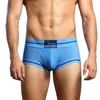 Sous-vêtements Sexy hommes Boxer grande poche U sous-vêtements convexes slips en maille ultra-mince toutes les saisons shorts bikini troncs léger solide