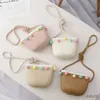 Sacs à main petite boule colorée enfants fille sac à bandoulière marguerite fleur sac enfants clés porte-monnaie mignon princesse Mini sac à main