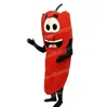 Costumes de mascotte de piment rouge d'Halloween de qualité supérieure Caractère de thème de dessin animé Carnaval Unisexe Adultes Performance Tenue de fête de Noël Costume