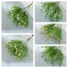 Dekorative Blumen, 33 cm, 7 Zweige, künstlicher Schleierkraut-Blumenstrauß, Emulation Gypsophila, Hochzeitsdekorationen für Heimdekoration, Schlafzimmer