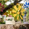 Garden Decorations Pinwheels Handmade Landscaping Portable Outdoor Stake Iron Lawn Windmill Patio Balcony Yard Wind Spinners Farm Supplies