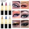 Ombretto 9 pezzi Smoky Makeup Eyeliner Penna gel spessa Fodera nera Crema Glitter Matita blu Strumenti di bellezza per donne 231023