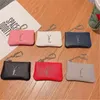 Designer Wallets Bag Keychain Ring KEY Pouch Coin Purse Leather Credit Card Holder Women Men Small Zipper Purses Wallet