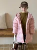 Daunenmantel Koreanische Kinder Ente Lange Oberbekleidung Winterkleidung Jungen Mädchen Lose Warme Mäntel Kinder Verdicken Weiche Leichte Jacken Parkas