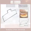 Bakware gereedschap dubbele lijn cake gesneden slicer verstelbare roestvrijstalen draadbrood divider keuken accessoires bakken