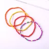 Anklets Yeyulin 12st/set Boho Colorful Rice Bead Anklet Set For Women Sandy Beach Chain On Leg Ankel Armband Lady Jewelry Gifts