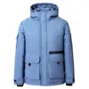 Piumino da uomo Parka Giacca invernale da uomo Piumino d'anatra bianco Parka Cappotti Spessa Piumino caldo Giacca a vento con cappuccio da uomo Addensare Cappotto S-3XL 231023