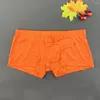 Underpants Men Long Sleeve Boxers Bulge Pouch Elephant Nose Underwear Male Enhance Erotic Breathable Cozy Shorts Fast
