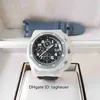 Super Factory herenhorloge Beste versie 42 mm 26470 chronograaf Workin keramische rand Elastiekjes horloges CAL.3840 uurwerk Mechanisch automatisch herenhorloges