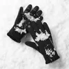 Five Fingers Gloves Men Winter Touch Screen Black Color Motorcycle Gloves Racing Riding Gloves Thermal Fleece Lined Heated Riding Gloves 231023