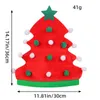 Hong Kong Love New Christmas Tree Hat 2023 Creative Christmas Hat Party Elf Hat Christmas Hat