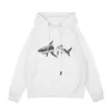 men and women tee tops Designer PA t shirt of luxury brand PalmsAutumn Winter New Shark Flocking Sweater Fashion Men's Women's Casual Loose Hooded g Terry Hoodie