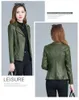 Women's Leather 2023 Jacket Women Short Paragraph Spring Autumn Coat Slim Suit Collar 5XL Size
