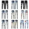 Miri Jeans Hommes Designer Haute Qualité Mode Cool Style Luxe Denim Pantalon En Détresse Ripped Biker Noir Bleu Jean Slim Fit Moto Taille 28-40