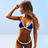 Sexy Bikini Women039s Swimwear Swimwear Push Up Swimsuit Solid Micro Biquini Bikinis Bikinis Mujer Bassa bassa costume da bagno a bassa vita da bagno 211350428