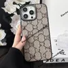 IPhone 15 Promax Case Leather Diamond mark sheepskin for iPhone 14promax 14pro 15 14 13 13promax 12pro designer mobile phone shell fundas