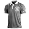 Polos masculinos vintage t-shirts 3d impresso velho clube camisa polo casual verão camiseta padrão retro manga curta topo roupas de grandes dimensões