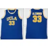 カスタムNCAA UCLAブルーインズカレッジバスケットボールジャージラッセル0ウェストブルックロンゾ2ボールレジー31ミラー32ウォルトン42ラブ