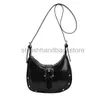 Sacs à bandoulière Sac à bras sous-selle de luxe de styliste, sac à bandoulière à rivets, sac à main en cuir de haute qualité pour femmes, sacs de mode pour femmestylishhandbagsstore