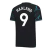 Anpassad 23 24 Haaland Soccer Jerseys 2023 2024 Mans Cities Grealish Sterling Mahrez de Bruyne Foden Rodrigo Football Shirt Men KIDS KIT MIDDAMMER