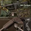 M4 Pistol Paper Toy Gun Model 3D DIY مصنوعة يدويًا من ألعاب القناصة التعليمية للبالغين هدية عيد ميلاد الأولاد البالغين