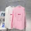 カジュアルシャツラグジュアリーデザイナービジネスシャツメンズポロシャツCHレザー刺繍ジャケット男性女性長袖Tシャツファッションカーディガンコート