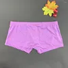 Sous-vêtements Hommes Boxers à manches longues Bulge Poche Elephant Nose Sous-vêtements Mâle Améliorer Érotique Respirant Short Confortable Rapide