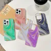 Luxury Gilded Marble Giltter Epoxy Cases Clear Bumper Shockproof For iPhone 15 14 13 12 11 Pro Max XR XS 7 Plus Samsung S20 FE S21 S22 S23 Ultra A14 A24 A34 A54 A04 A05 A05S
