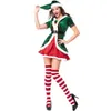 Cosplay Christmas Costume Women Designer Cosplay Costume New Green Christmas Elf Set Party Role Play Cosplay Costume Sexy