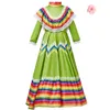 Halloween Costume Women Designer Cosplay Costume Mexican Folk Dance Dress New Halloween Costume 61 School Stage Costume