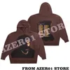 Herenhoodies Rod Wave Nostalgie Oversized Bruin Tour Merch Winter Heren/Dames Capuchon Zoete Streetwear Lange Mouw Logo Sweatshirt