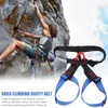 Climbing Harnesses Outdoor Rock Climbing Harness Half Body Safety Belt Aerial Survival Equipment 231021