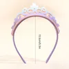 Acessórios de cabelo Sweet Crown Hoop Sparkling Band Headwear Bonito Crianças Princesa Headband Meninas Festa de Aniversário Estilo