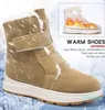 Boots Winter Winter Women Luxury Suede Shicay Plush Warm Warm Outdoor Outdoor Non Slip Platform