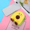 Handbags New Cute Avocado Plush Coin Bag Kids Mini Purse Wallet Lipstick Earphone Key Pouch Bag Charms Pendant Card