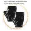 Gants de sport 1 paire de gants chauffants électriques USB, imperméables et coupe-vent, gants demi-doigts d'automne 231023