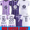 23 24 Toulouse Soccer Jerseys tredje 3: e Donnum Dallinga hem borta Maillot de fot 2023 2024 Men kit fotbollsskjorta enhetlig cissoko onaiwu chaibi aboukhlhl nicolaisen