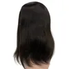Parrucche ebraiche di vendita calda 100% capelli umani europei 4x4 parrucca ebrea kosher diritta piena a mano in seta 4x4 colore nero per donna