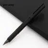 Fountain Pens Luxury Quality Jinhao 35 Black Colors Business Office Fountain Pen Student School Stationery Supplies Ink Calligraphy Pen 231023