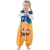 Pyjama's MICHLEY Halloween-babykostuum Slaapzak Kinderen Print Mouwloos met voeten Unisex Nachtkleding Slaapzak Pyjama's voor meisjesjongen 1-6T 231023