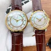 Orologio da uomo automatico meccanico con perla conchiglia zaffiro coupon cinturino in acciaio inossidabile orologi da polso moda Montre De Luxe impermeabile 40mm 35mm