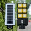 Utomhusprojekt Solar Garden Lamp 200W 300W 400W SMD 2835 LED Human Body Solar Street Light Radar Induction Sensor Outdoor Spotlight