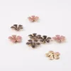 Dangle Earrings 10pcs Design Fashion Alloy Oil Dripping Sweet Cherry Blossom Pendant Flower For Women Diy Ear Jewelry Accessories