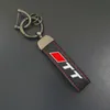 Car key Carbon fiber leather key chain Car custom key ring modeling accessories L231023