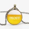 Pendant Necklaces Fashion Beer Jewelry Lover Necklace Handmade Oktoberfest Friends Souvenir Party Gift Choker