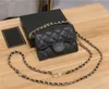 CC Chain Crossbody Wallet Handbags Fashion Women Totes CrossBody Cowhide Handbag