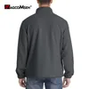 メンズジャケットマグコムセンメンズダブルサイドフリースジャケット秋の冬濃い暖かい作業ジャケット